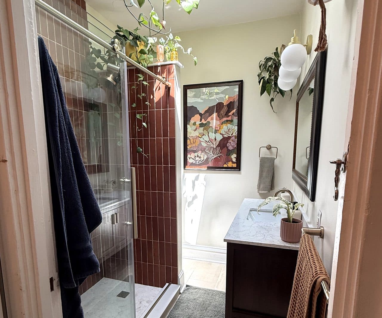 Bathroom overview — existing layout