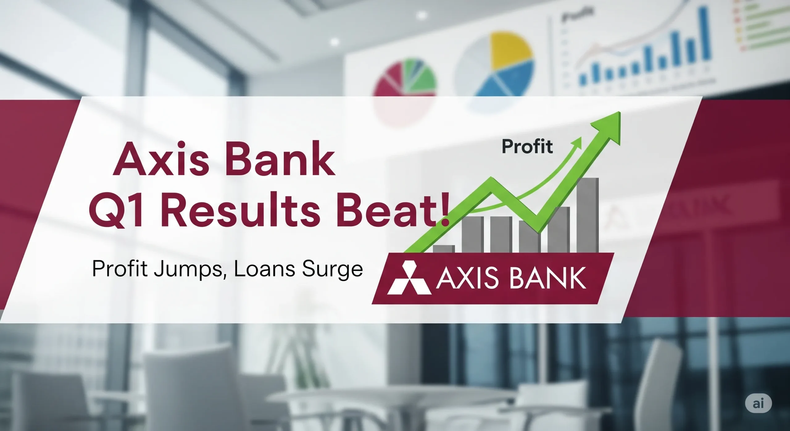 Axis Bank Q1 Results Beat Estimates: Strong Profit Jump, Solid Loan Growth