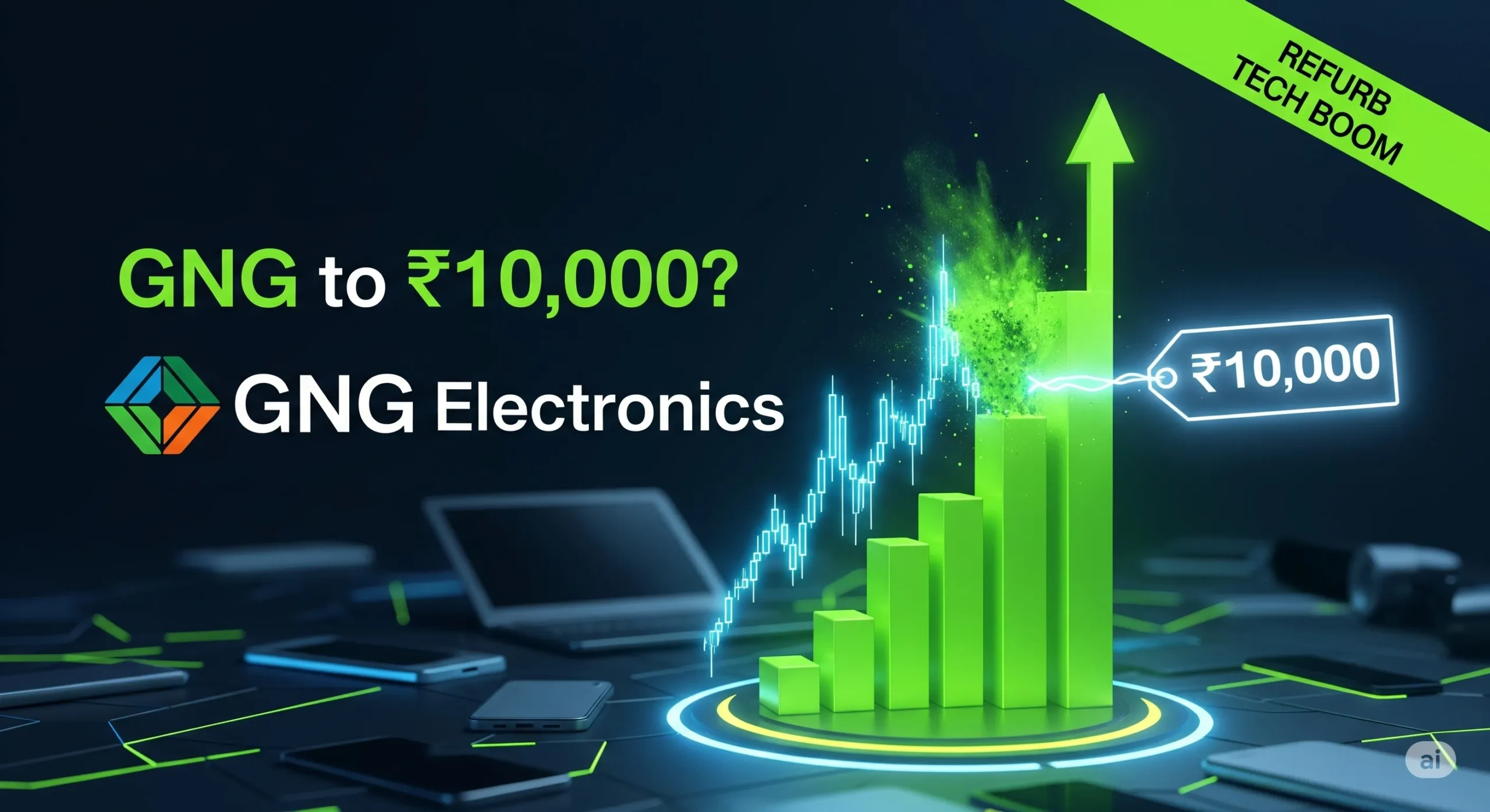 GNG Electronics Share Price Target 2025 to 2050: Can India’s Refurb Tech Star Hit ₹10,000?