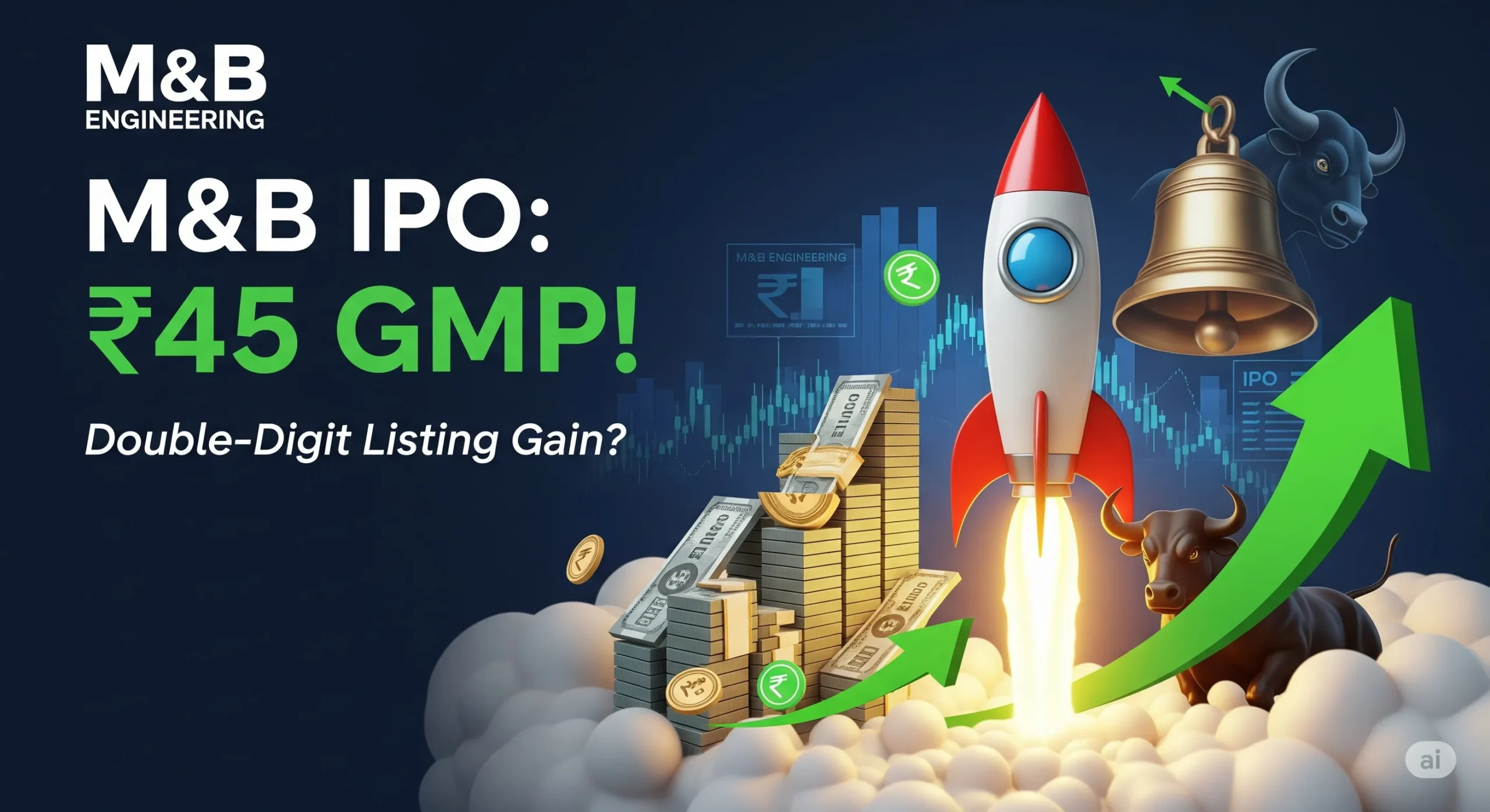 M&B Engineering IPO GMP Hits ₹45 on Day 1 – Is a Double-Digit Listing Gain Coming?