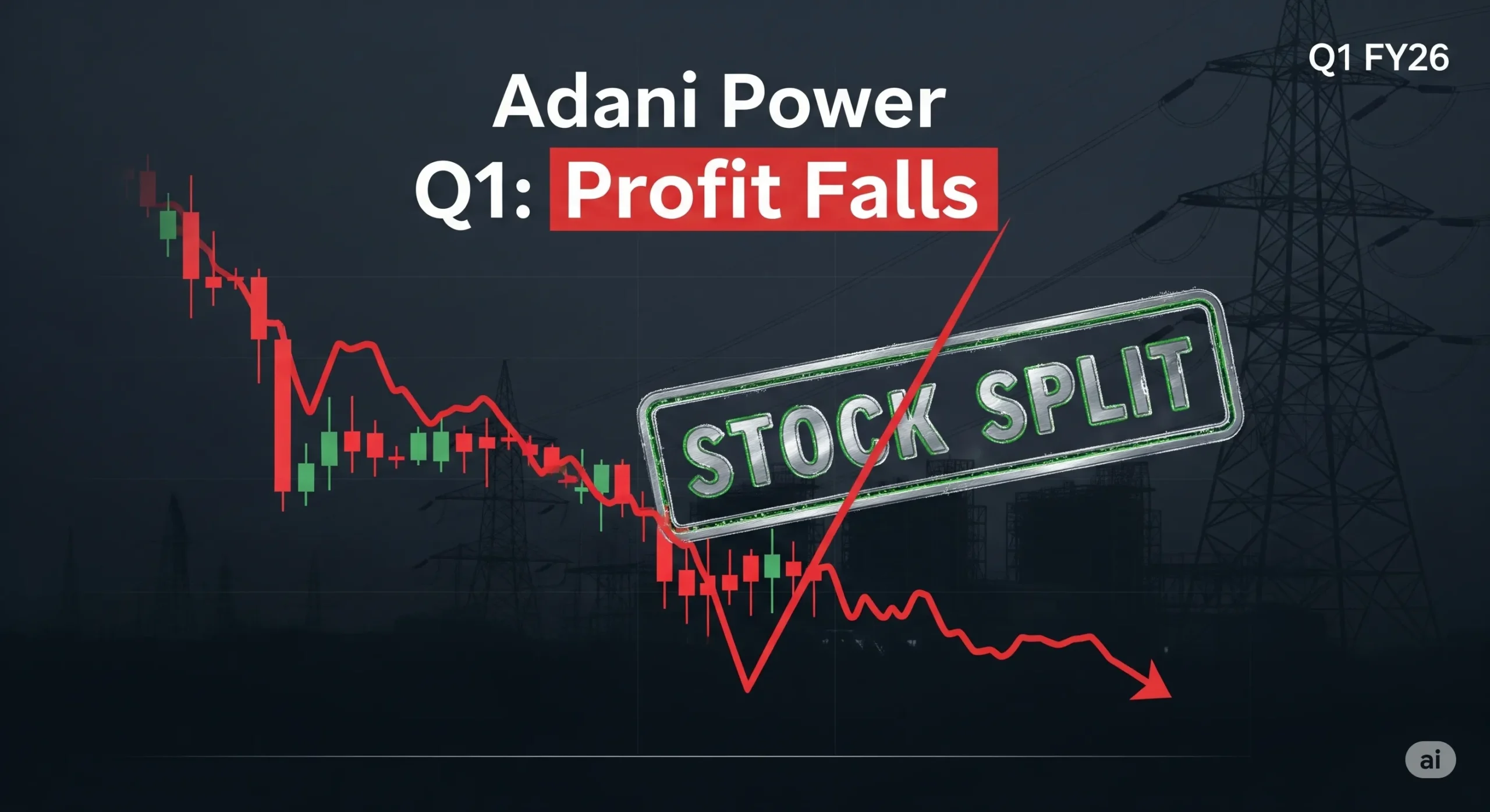 Adani Power Q1 FY26 Results: Profit Falls 15%, Revenue Dips Amid Higher Costs and Lower Tariffs — Stock Split Announced